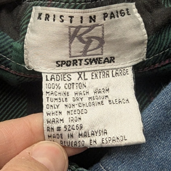 Raggedy Ann & Andy denim button down shirt  size XL - Picture 6 of 12